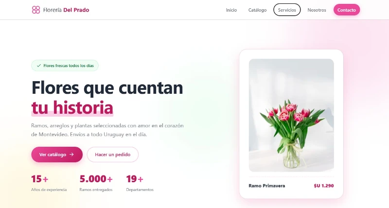 Florería Uruguay — proyecto Aura Labs