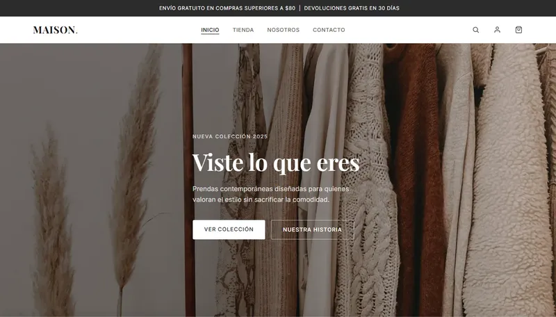 Tienda Maison — proyecto Aura Labs